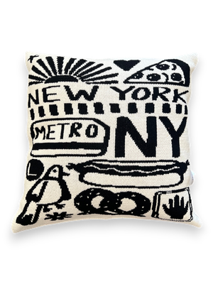 Pillow -  NY Black &amp; White