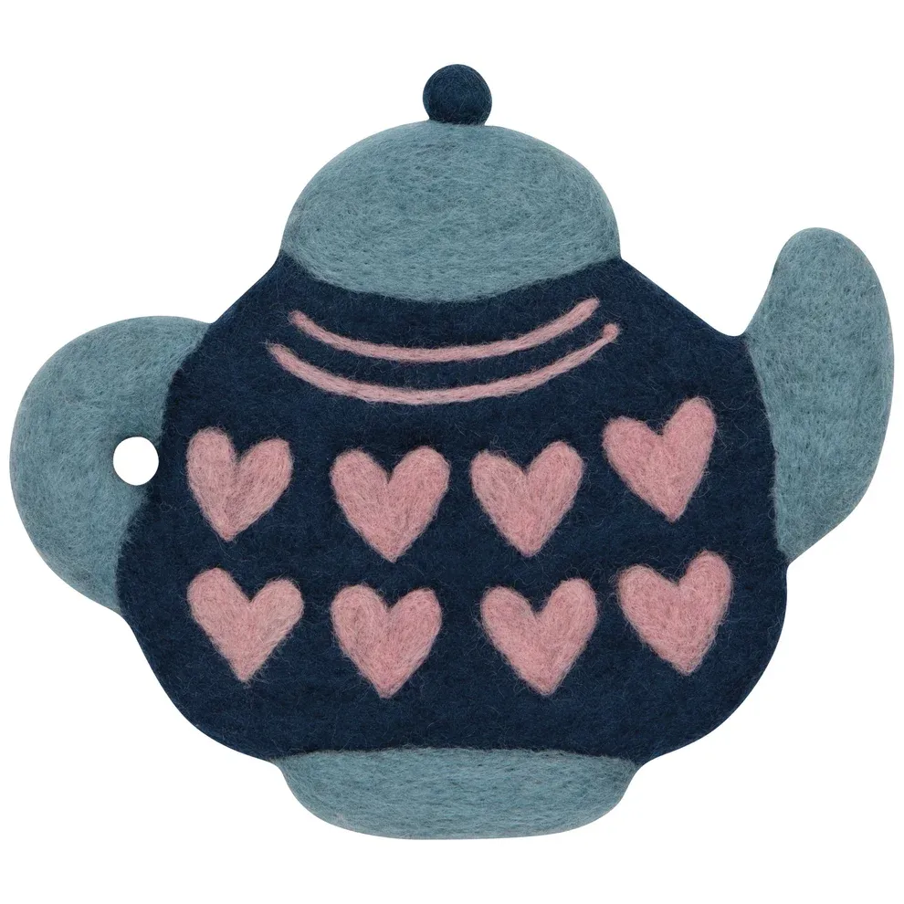 Trivet - Felt Wool Teapot