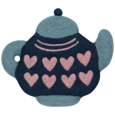 Trivet - Felt Wool Teapot
