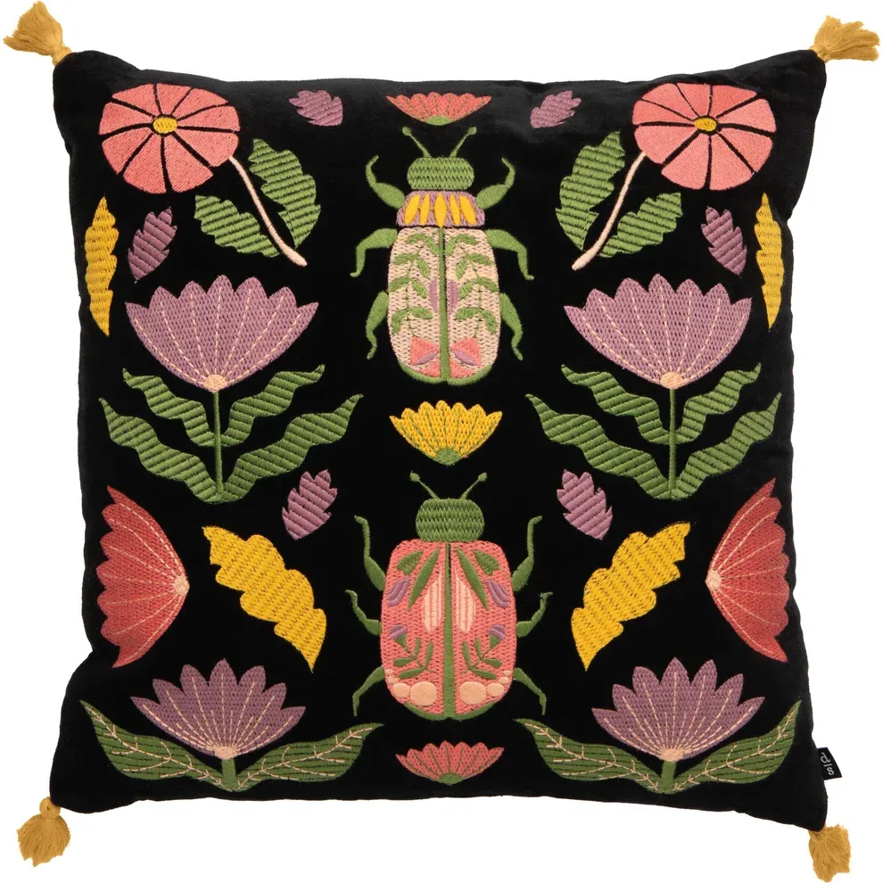 Pillow - Embroidered Amulet