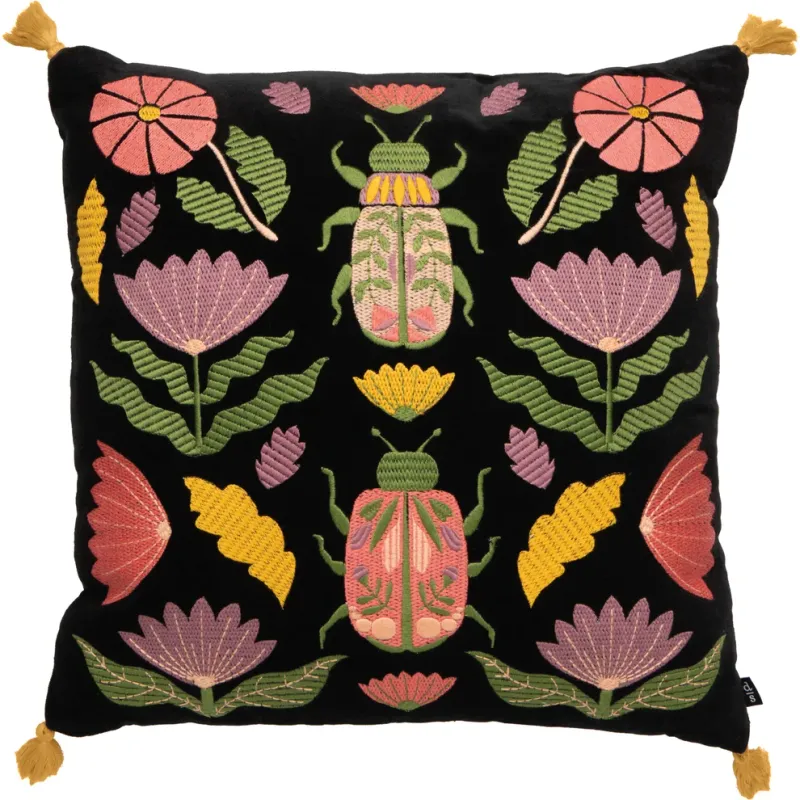 Pillow - Embroidered Amulet