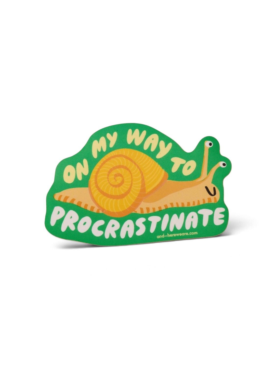 Sticker - On my way to Procrastinate