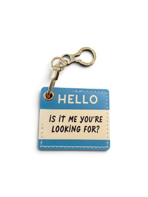 Bag Charm - Hello Name Tag