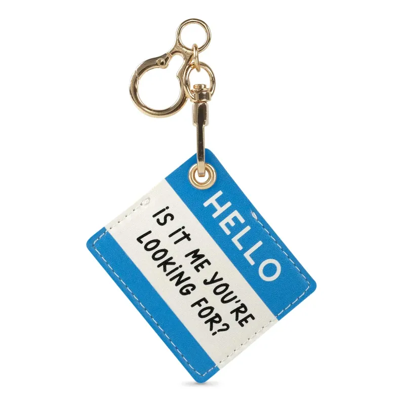 Bag Charm - Hello Name Tag