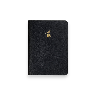 Journal - Soft Cover Medium Blank: Black w/ Red Edge