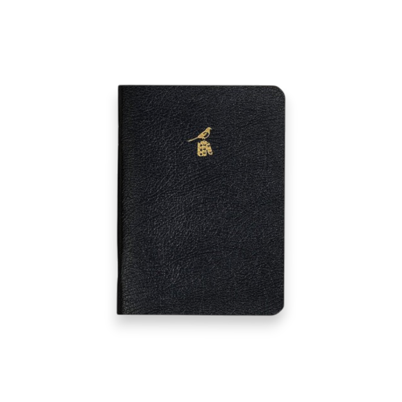 Journal - Soft Cover Medium Lined: Black w/ Red Edge