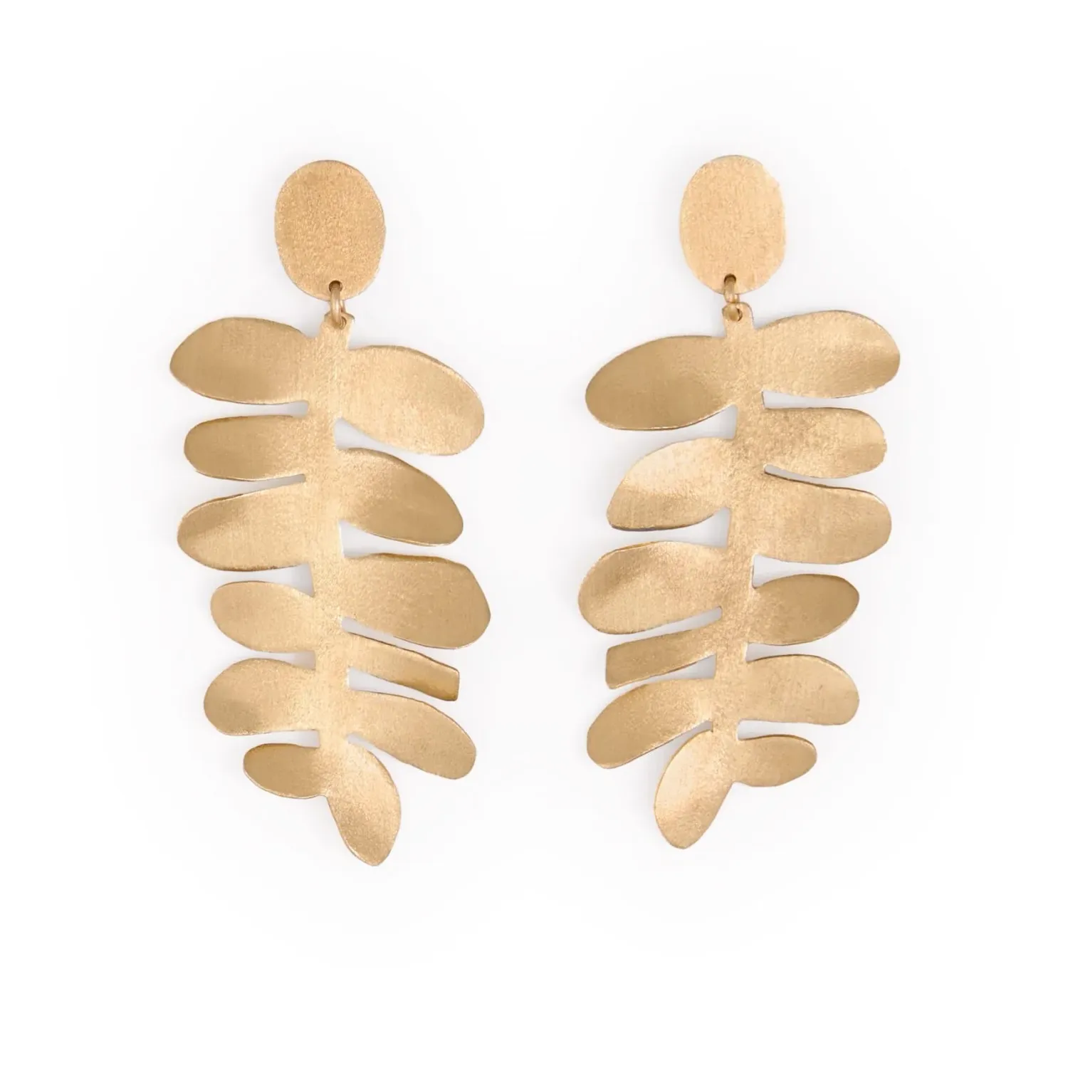 Earrings - Dangle: Harlee Leaf Drop
