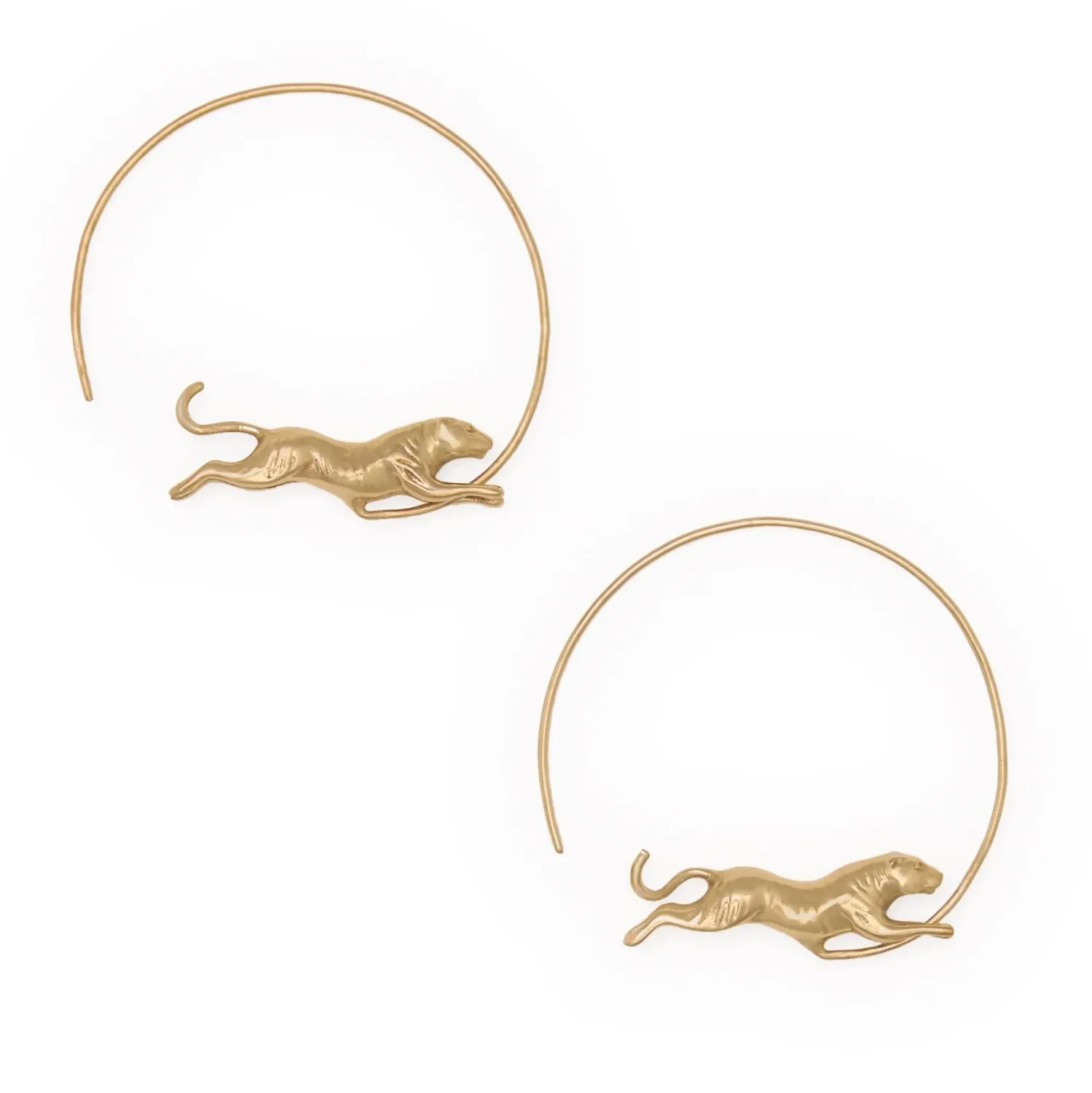 Earrings - Hoop: Bianca Tiger