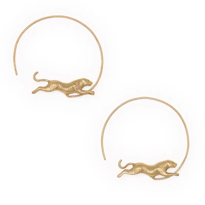 Earrings - Hoop: Bianca Tiger
