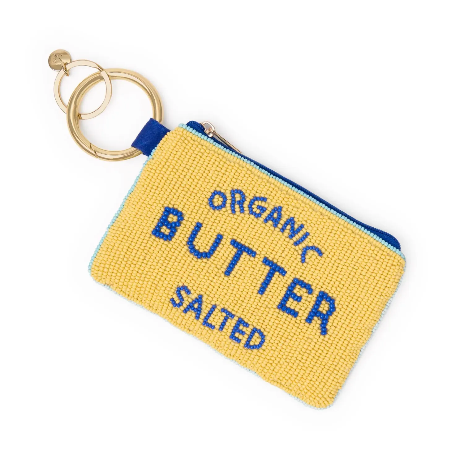 Beaded Coin Purse - Butter Yellow