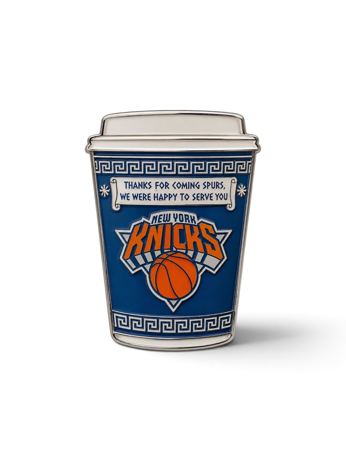 Enamel Pin - Knicks Greek Cup