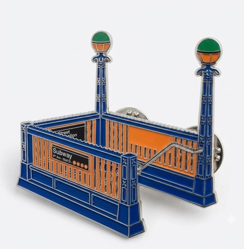 Enamel Pin - Knicks Subway