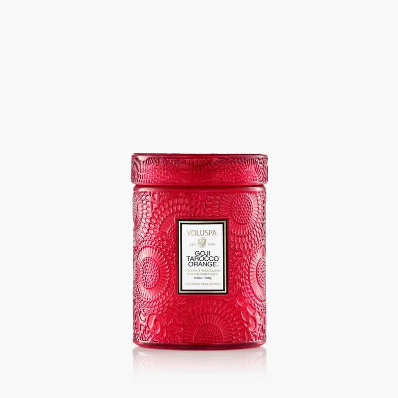 Candle - Voluspa Goji Tarocco Orange Small  Jar 5.5oz