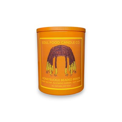 Candle - Soul Food - Honeysuckle Beaded Braids: 11oz