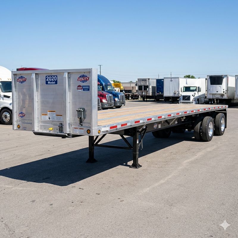 2020 Utility 53' Flatbed Trailer