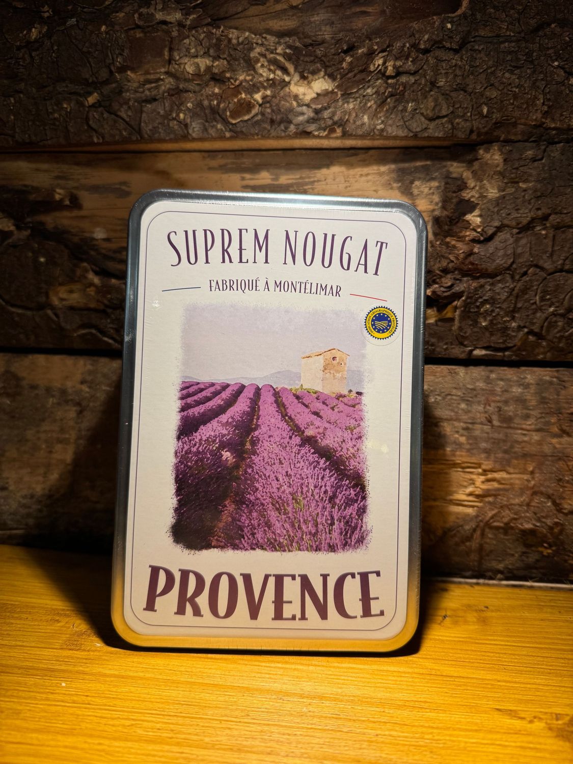 Nougat de Montélimar Provence boite en fer  200g