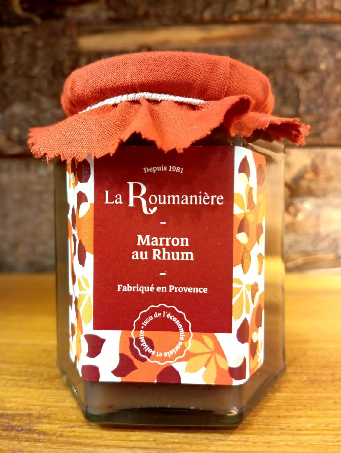 Confiture Marron au rhum 325g