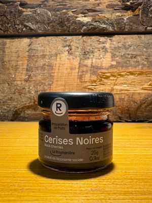 Confiture de cerise noire 25g