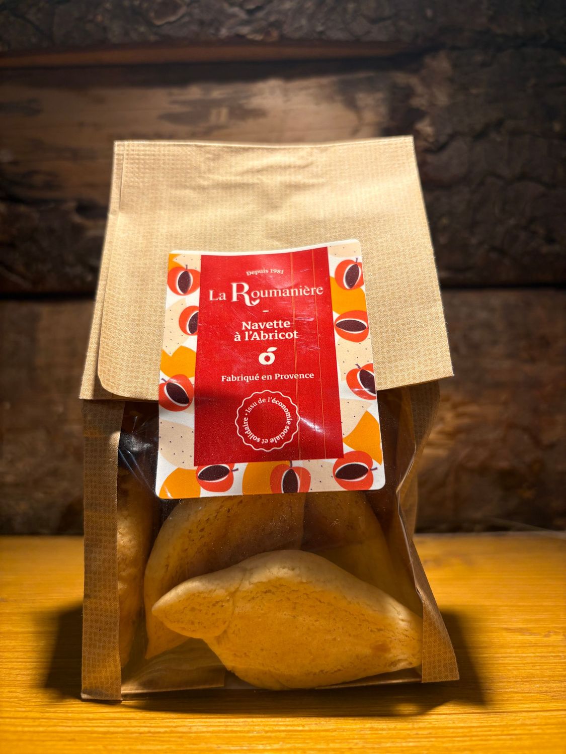 Navette à l'abricot