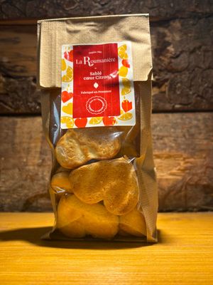 Sablé cœur citron