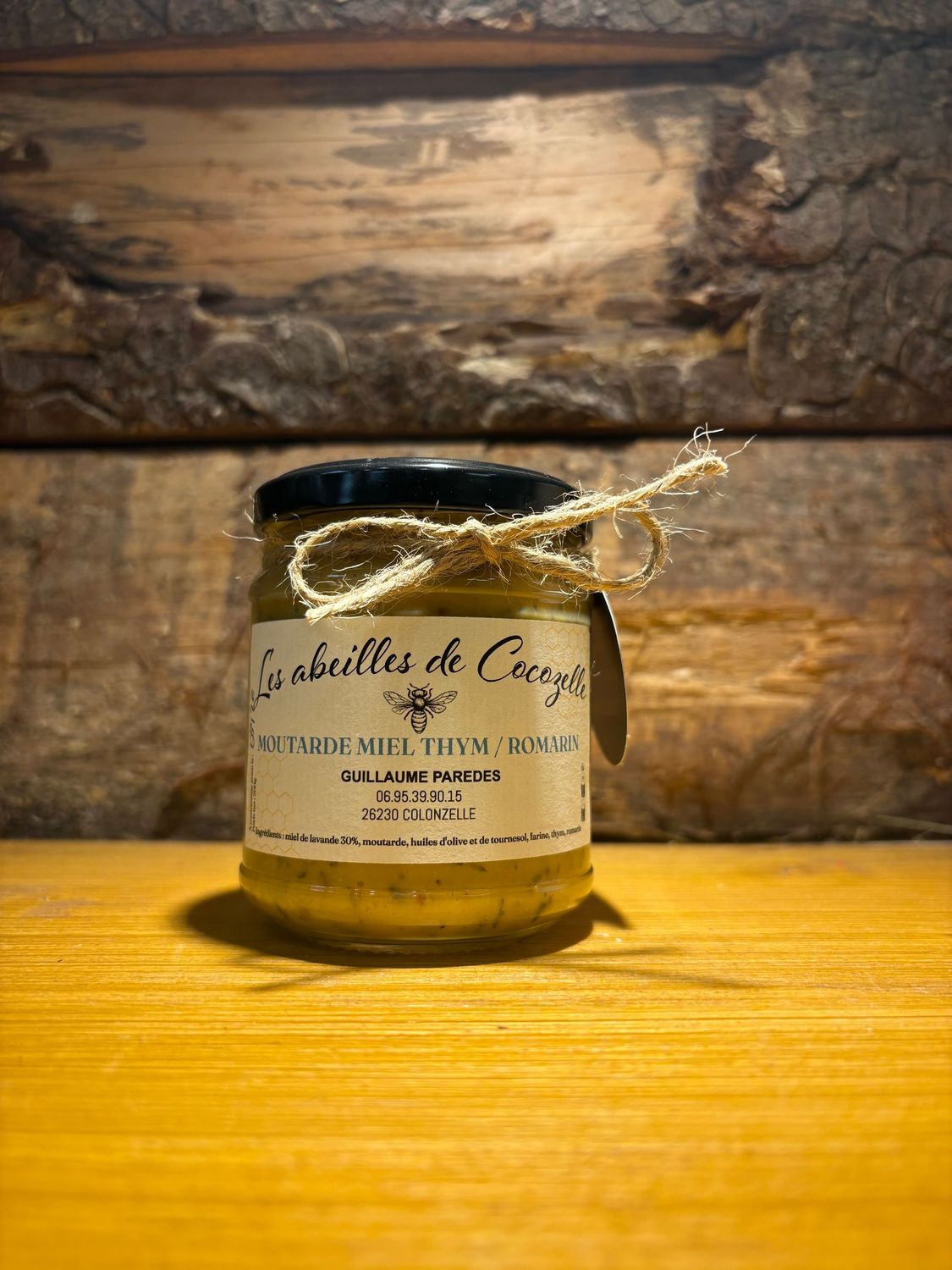 Moutarde Miel Thym/ Romarin 200grs