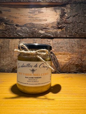 Moutarde Miel Curry 200 grs