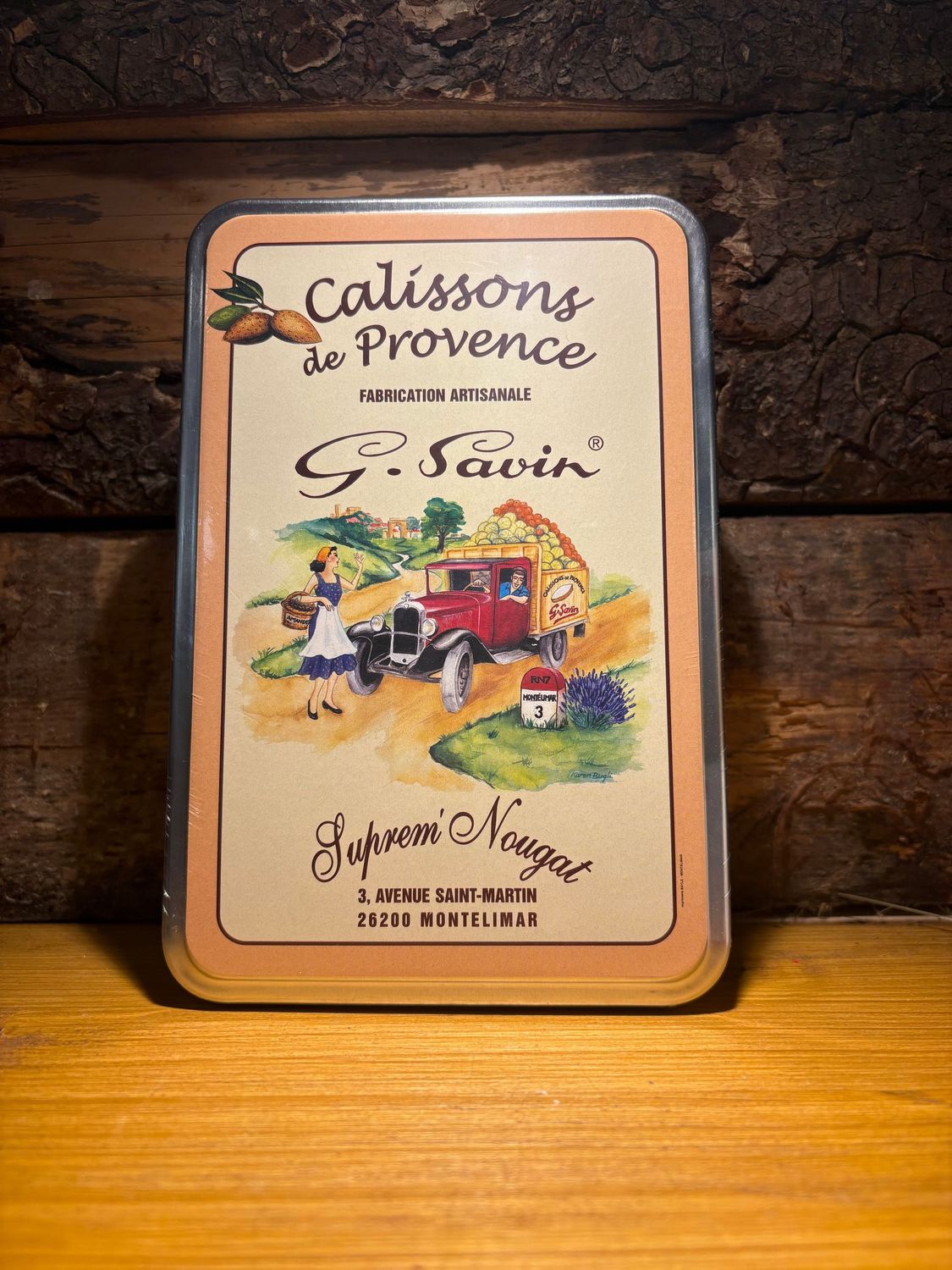 Calissons boîte en fer 260grs