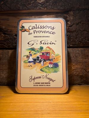 Calissons boîte en fer 260grs