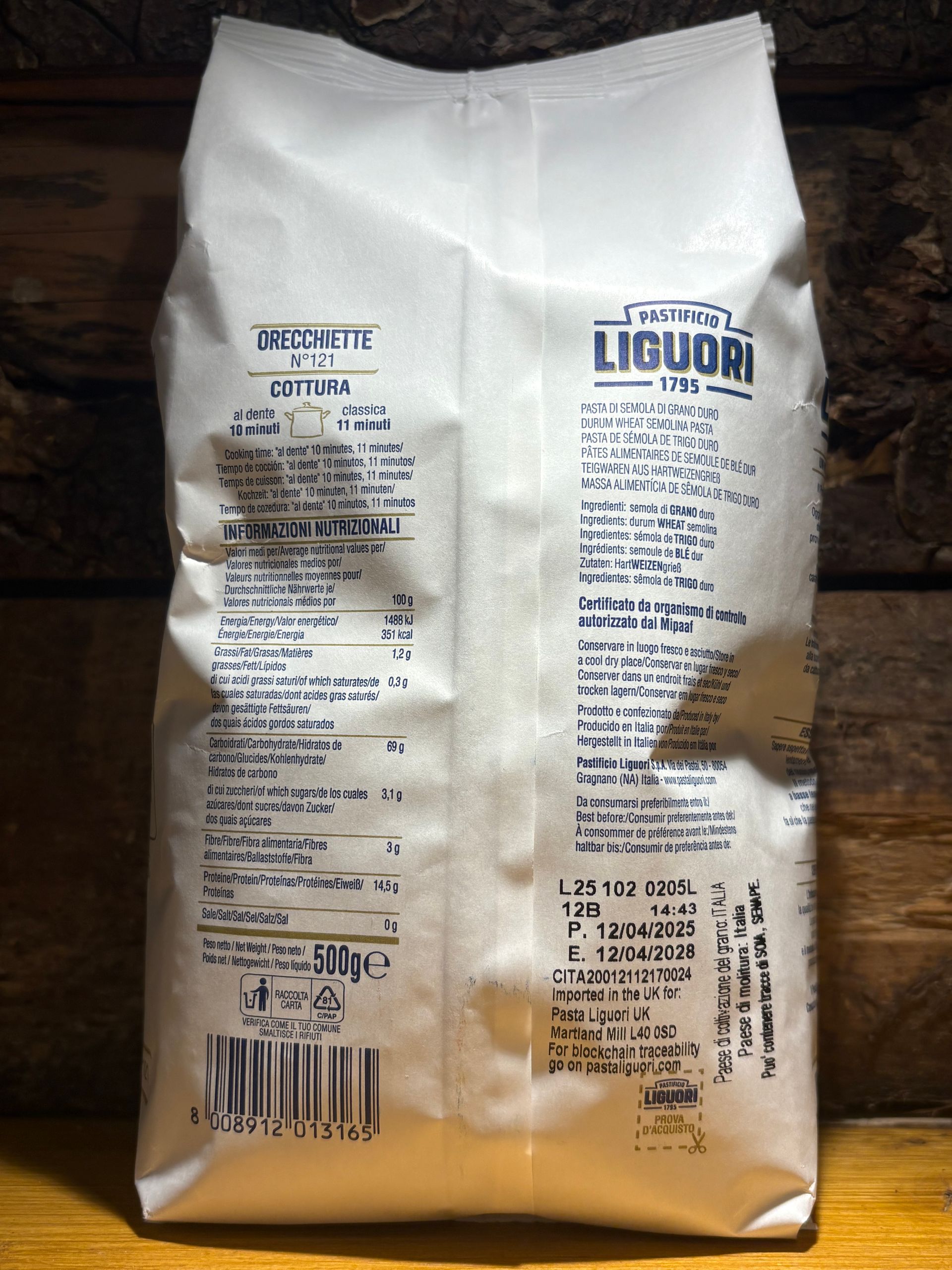 Orecchiettes LIGUORI 500g
