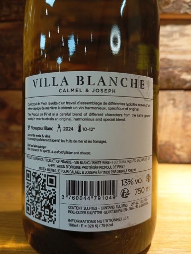 Picpoul de Pinet Villa Blanche