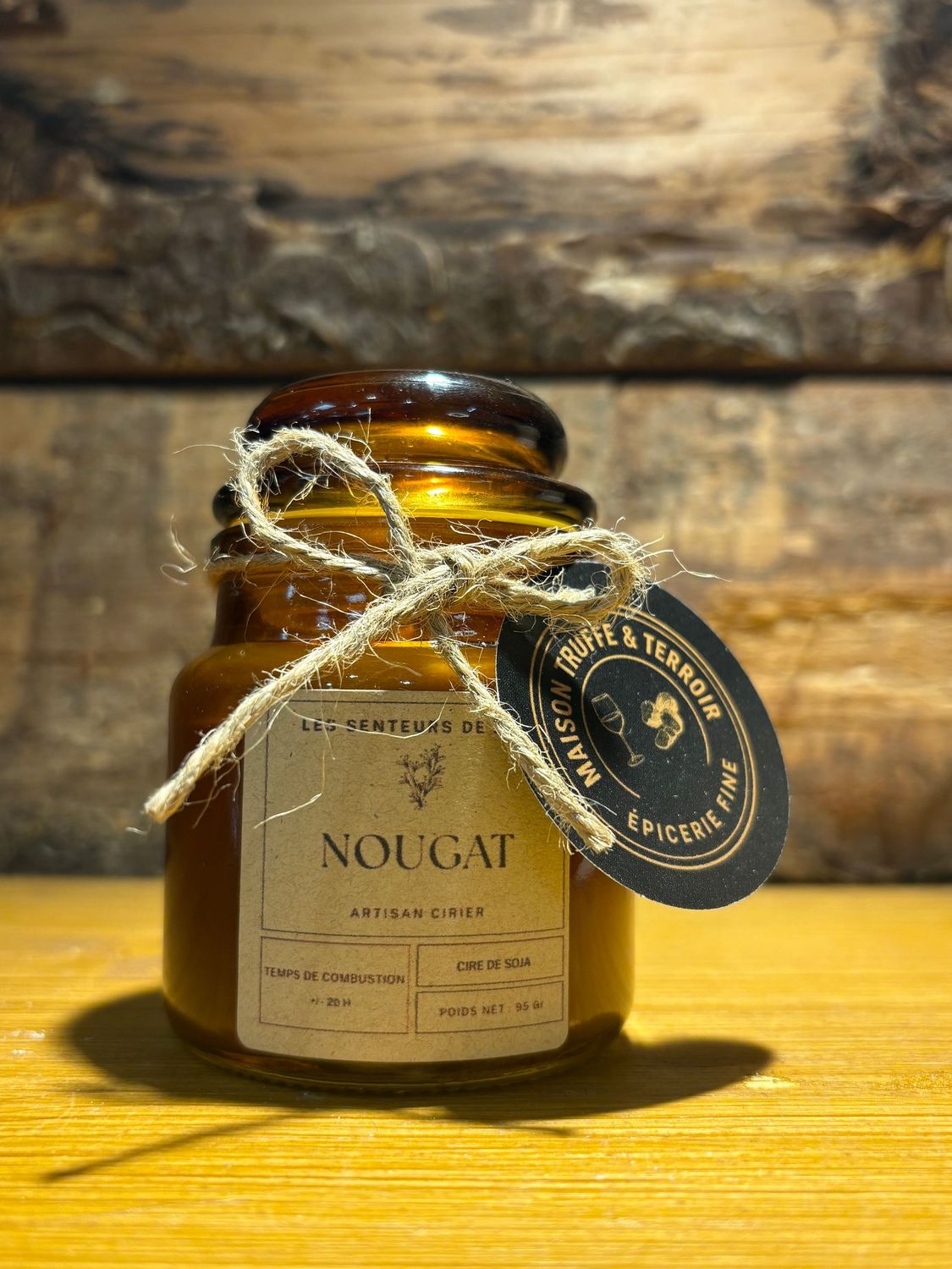 Bougie pot Ambre Nougat 95g