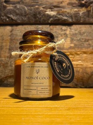 Bougie pot Ambre Monoï Coco 95g
