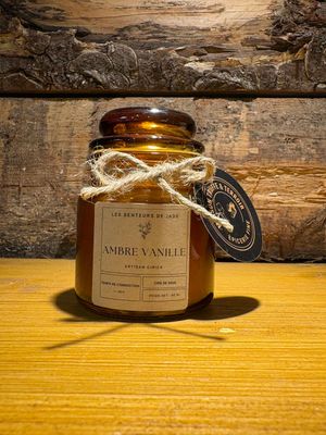 Bougie pot Ambre Ambre vanille 95g