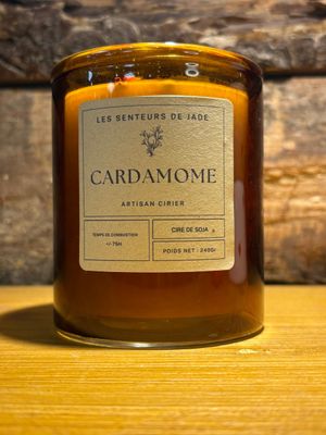 Bougie pot Ambre Cardamone 240g