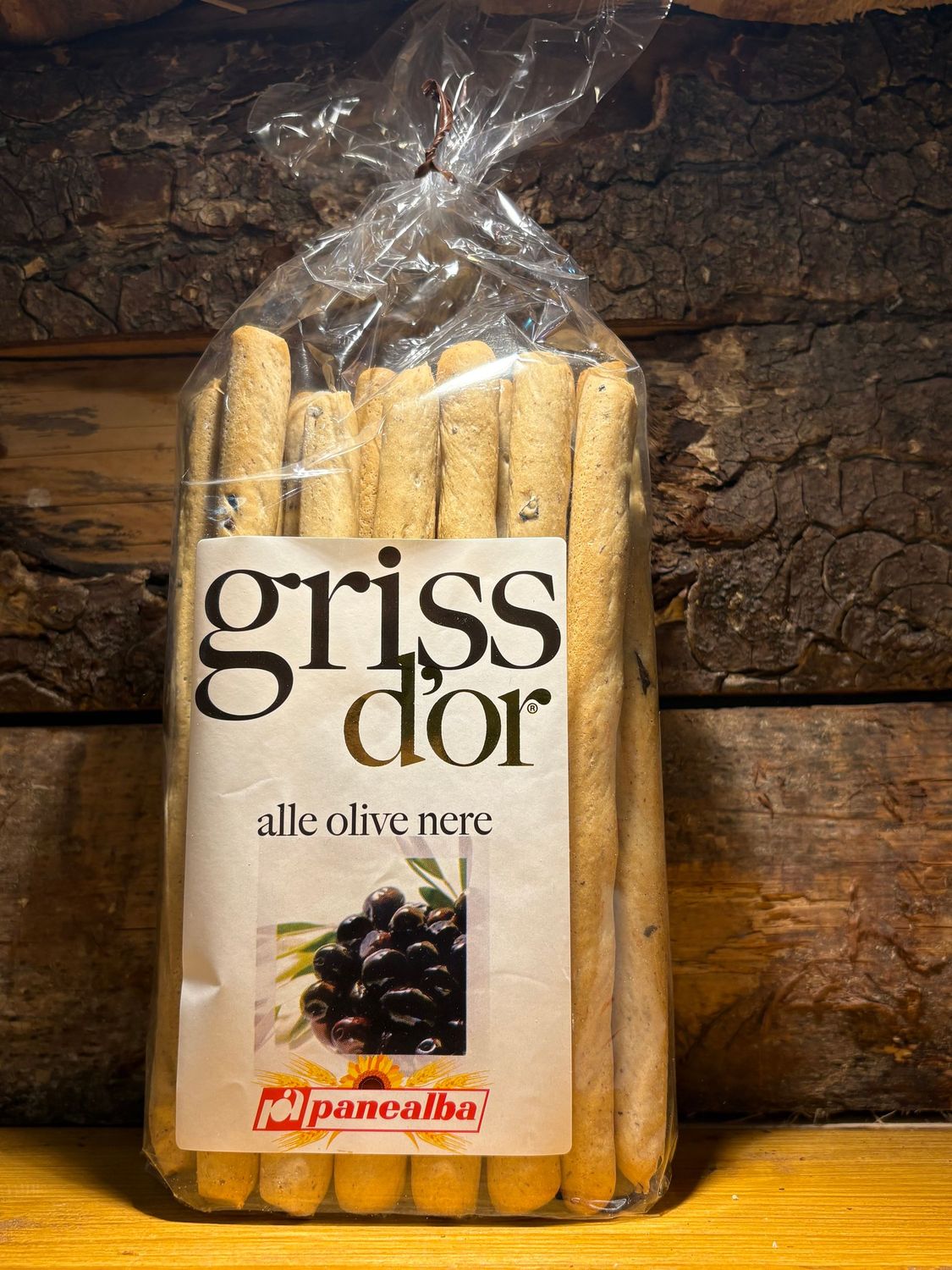 Gressins à l'olive noire 250g