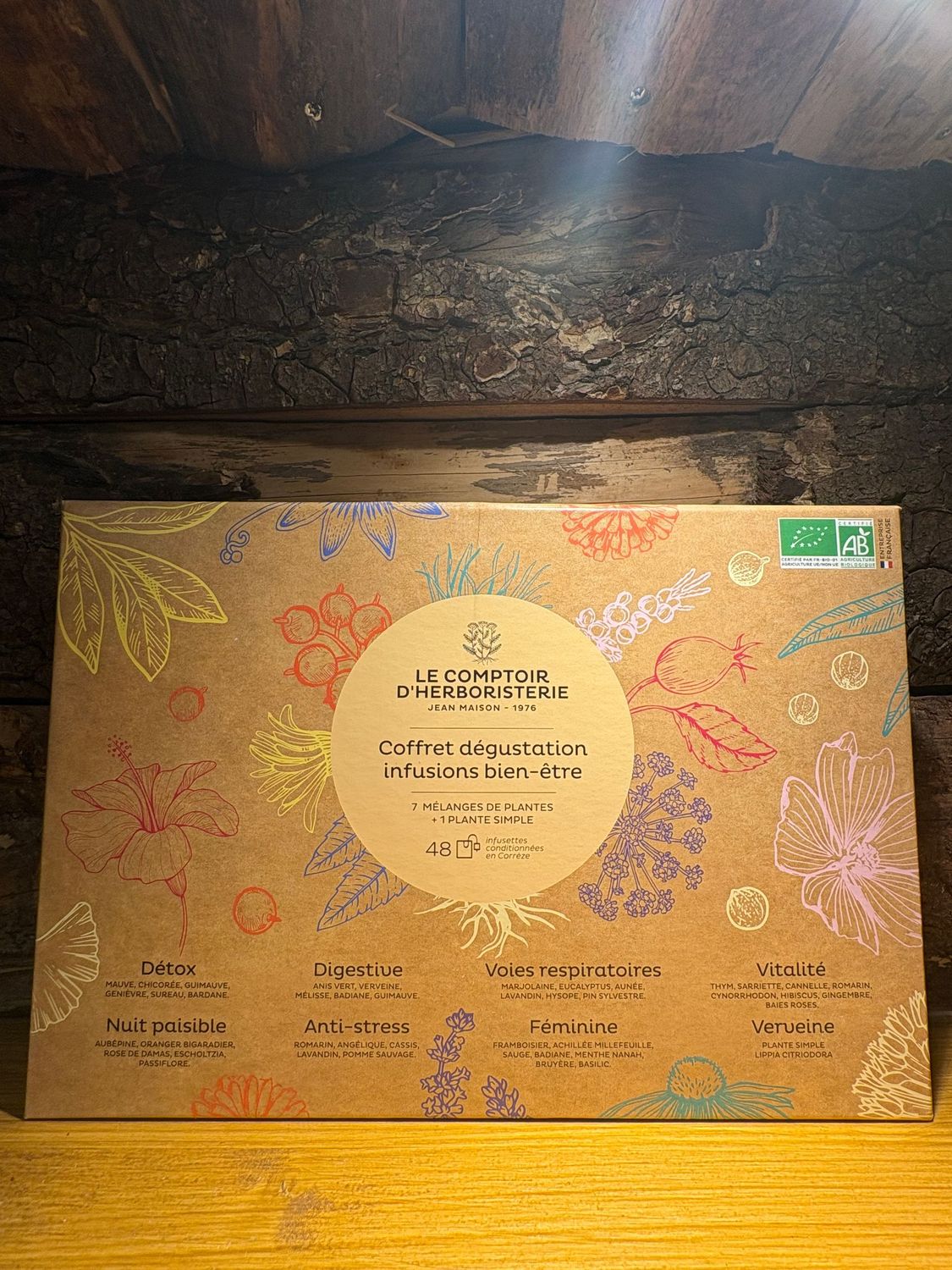 Coffret dégustation infusions bien-être