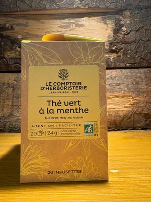 Thé vert à la menthe 24g