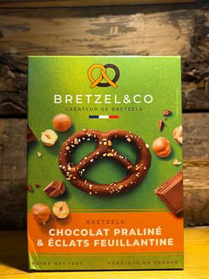 Bretzel Chocolat praliné & éclats feuillantine