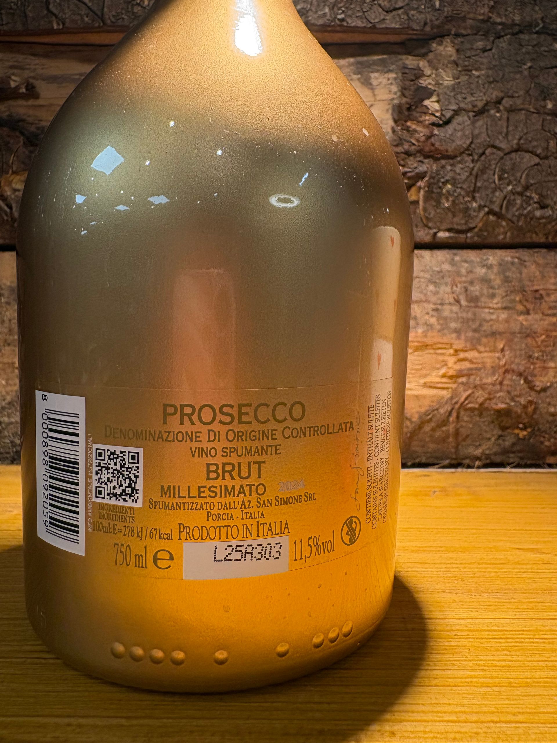 Prosecco Mille Mato Gold 75 cl