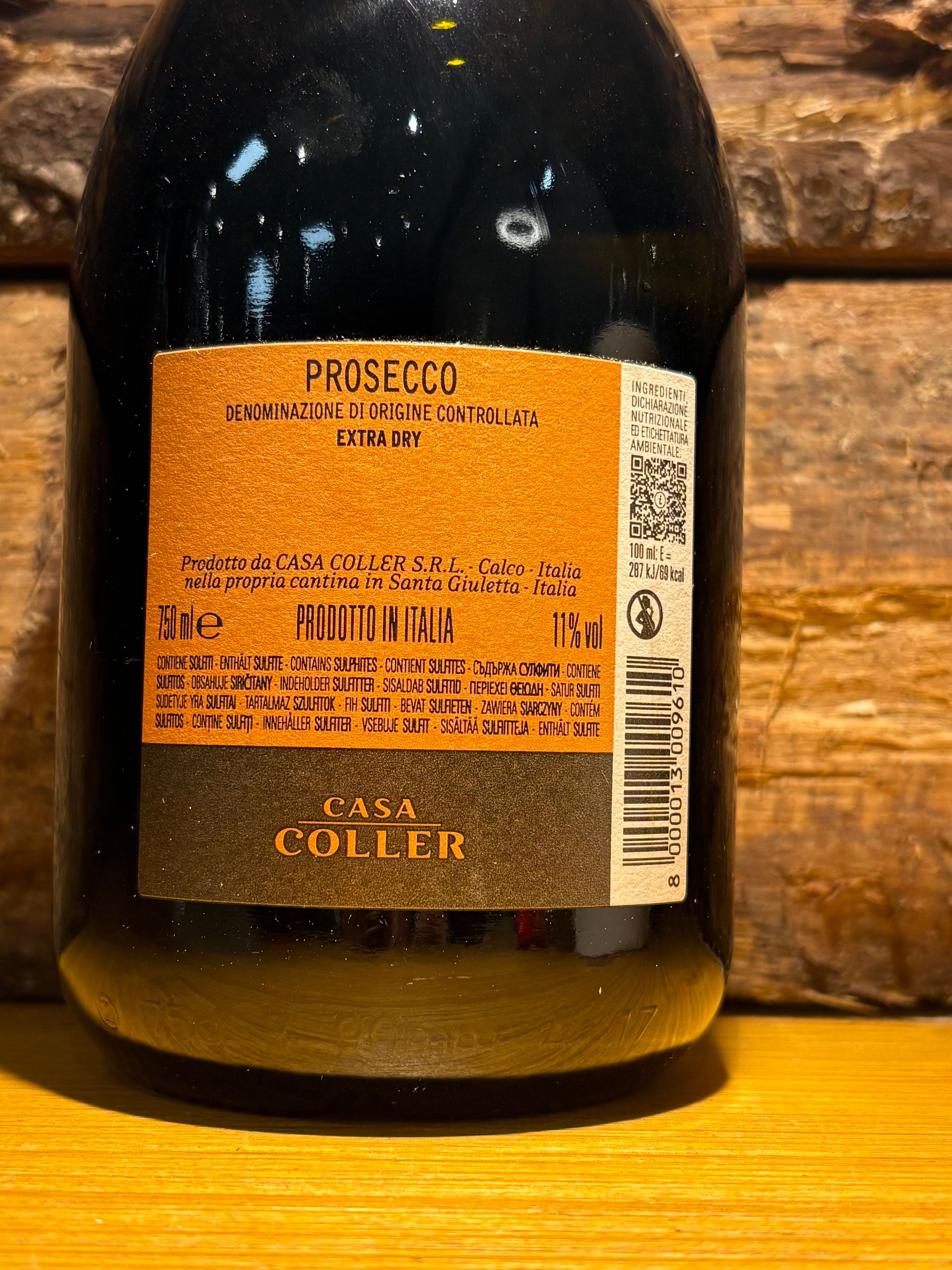 Prosecco Casa Coller 75 cl