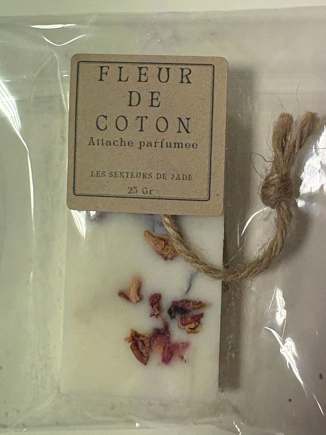 Attache parfumée Fleur de Coton 25g