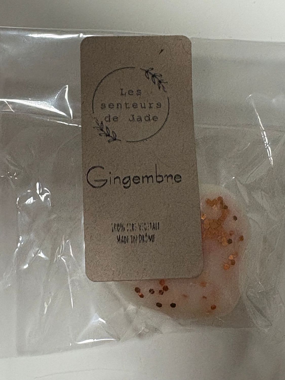 Fondant parfumé Gingembre