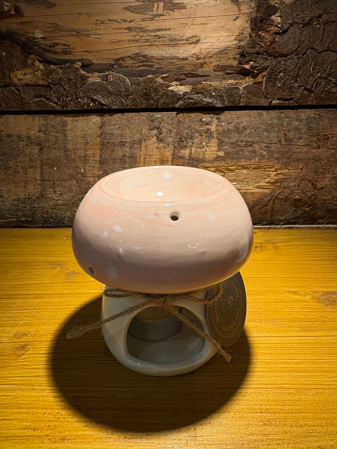 Brûleur pour fondants parfumés Champignon rose