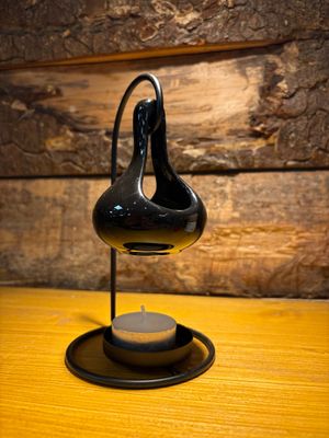 Brûleur pour fondants parfumés Chaudron noir