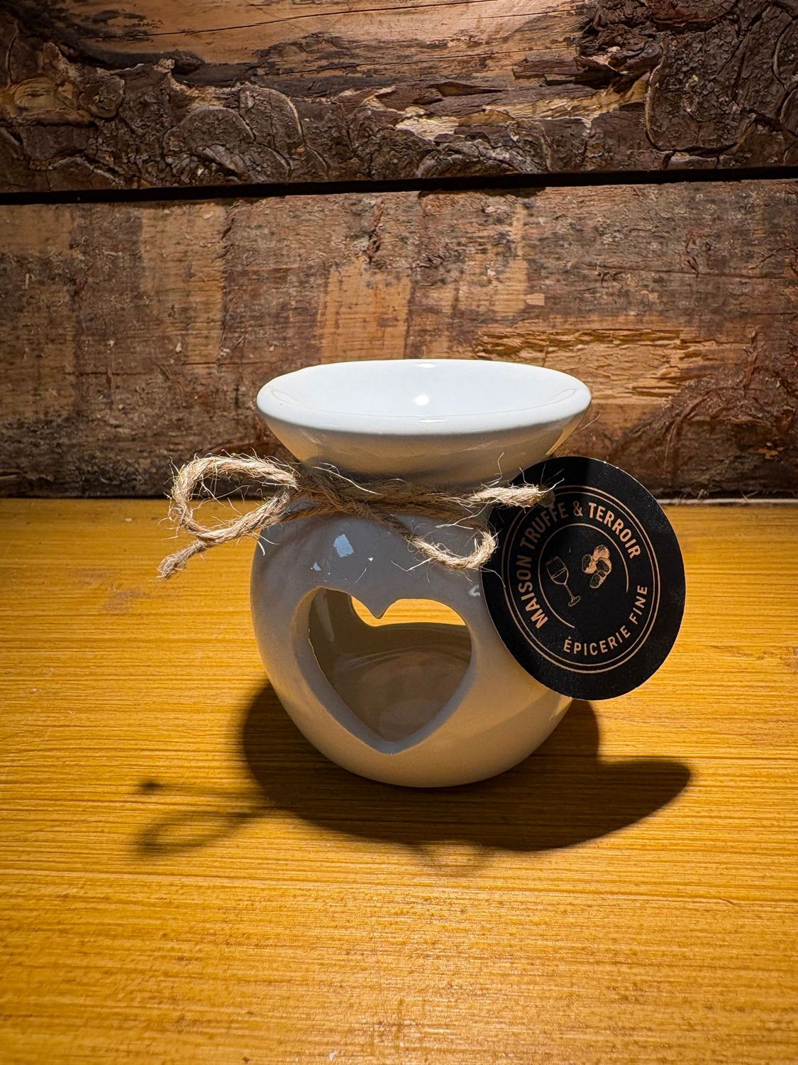 Brûleur pour fondants parfumés Cœur blanc