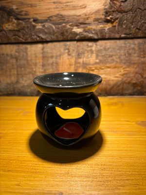 Brûleur pour fondants parfumés Cœur noir