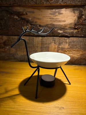 Brûleur pour fondants parfumés Cerf noir