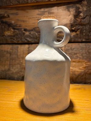 Pot à huile en céramique blanc