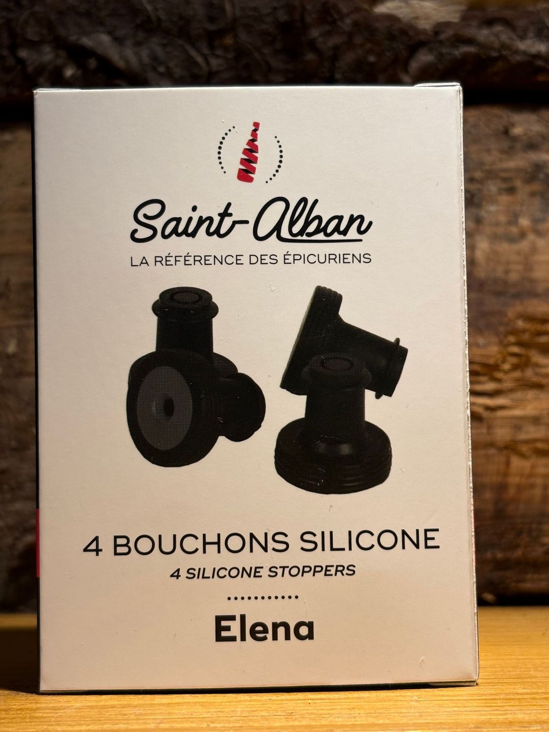 Bouchons à vin en silicone x4