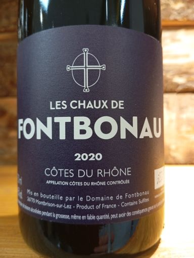 LES CHAUX DE FONTBONAU 2020 Rouge BIO
